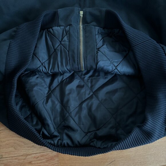 Carhartt Jacket 4XL Tall Arctic Quilted Black J133 Nylon Canvas Extremes Coat - Picture 5 of 13
